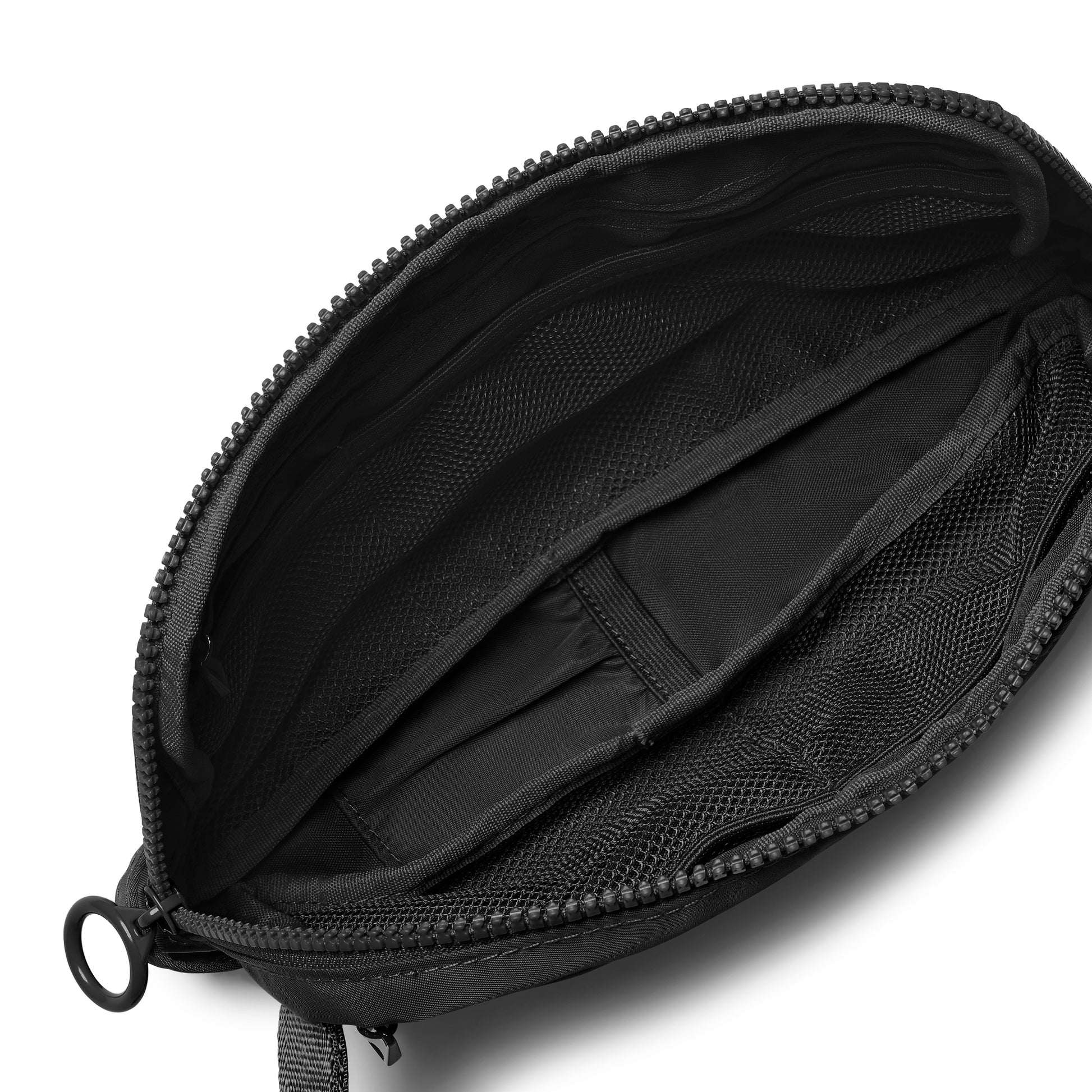 Black nurse bag with pocket for scissors